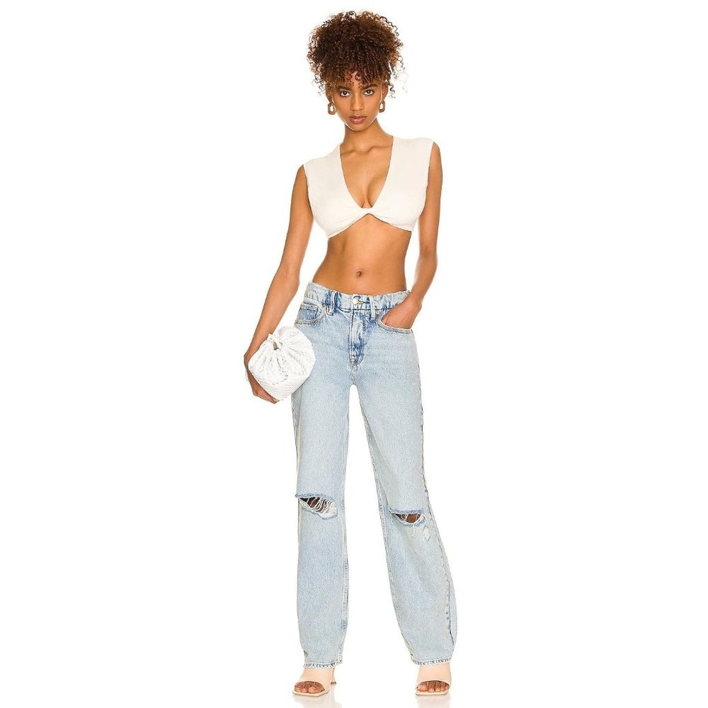 Good American Good '90s Jeans in Blue 6/28 - Picture 4 of 16